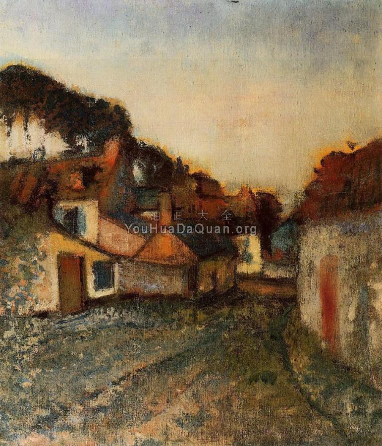 Village Street - 埃德加·德加